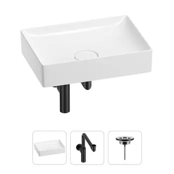Раковина для ванной Wellsee Pure BY Wellsee 201001247 в наборе 3 в 1