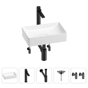 Раковина для ванной Wellsee Pure BY Wellsee 201004352 в наборе 5 в 1