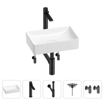 Раковина для ванной Wellsee Pure BY Wellsee 201004367 в наборе 5 в 1