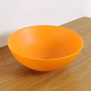Раковина Gid Esfera 9081orm накладная 36х36 см, оранжевая матовая