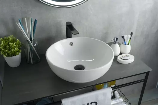 Раковина Gid Esfera N9003a накладная 43х43 белая