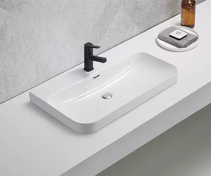 Раковина Gid Integrado 9580s 81х46,5 см, белая