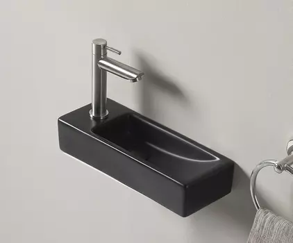 Раковина Gid Suspendido 62202R 14,5х38 см, черная матовая