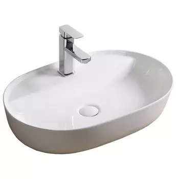 Раковина Gid Wm1346 накладная 61х41 белая матовая