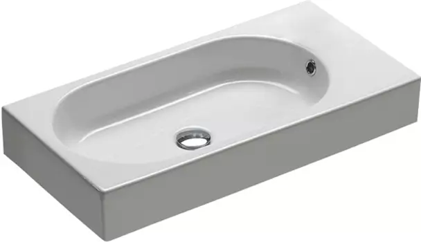 Раковина Hatria Area Y0W901 70x35 см, без отверстия под смеситель