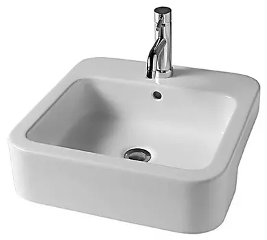 Раковина Hatria Happy Hour 09.30 полувстраиваемая 48x48 см