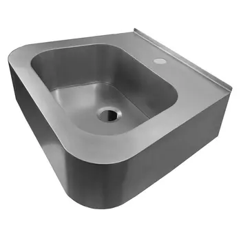 Раковина Indigo AN-WB001 подвесная антивандальная, нержавеющая сталь