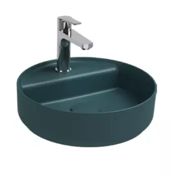 Раковина Isvea Infinity 10NF65042SV-2P 42x42 см, изумрудная матовая