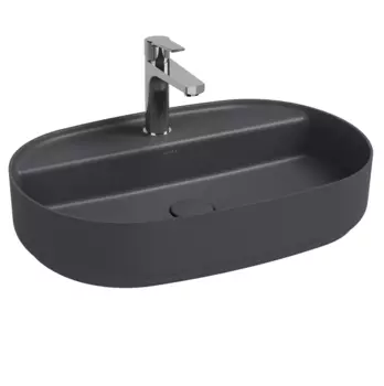 Раковина Isvea Infinity 10NF65060SV-2C 60x40 см, антрацит матовый