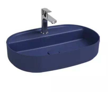 Раковина Isvea Infinity 10NF65060SV-2Z 60x40 см, синий матовая