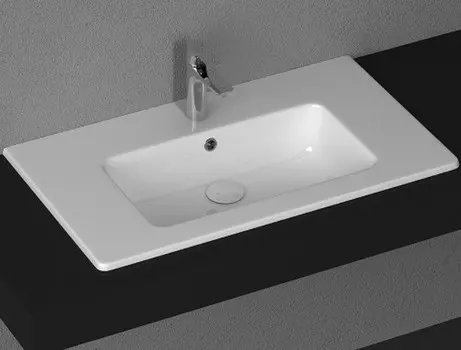 Раковина Isvea SistemaT 10SL51081SV 81x46,5 см, белая