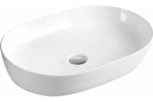 Раковина керамическая накладная Art&Max AM5415-W