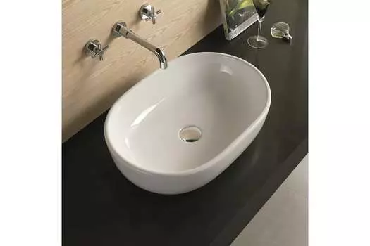 Раковина керамическая накладная Art&Max AM-5006