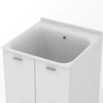 Раковина Kerasan Aquadom 029401*0 60х60 без отверстия под смеситель, белая