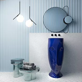 Раковина Kerasan Artwork А0002391633 45x51x94.5 синяя