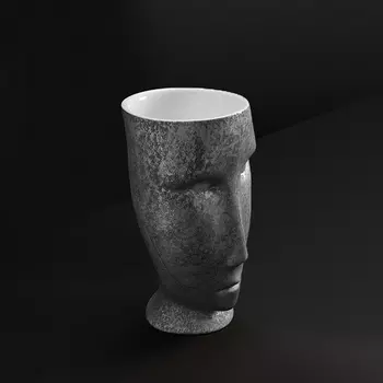 Раковина Kerasan Artwork А0002391635 45x51x94.5 белая / серебро