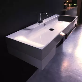 Раковина Kerasan Cento 353401*1 120х45 cм