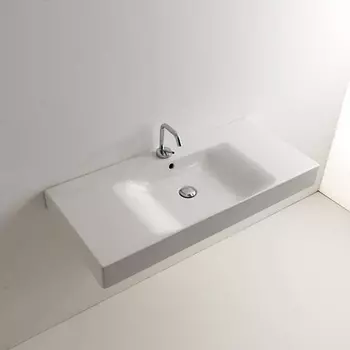 Раковина Kerasan Cento А0002324273 100х45 белая