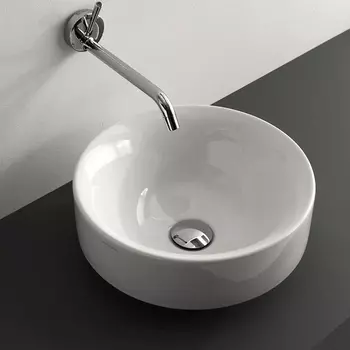 Раковина Kerasan Cento 355701 накладная 45 см, белая