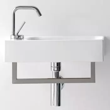 Раковина Kerasan Cento 353701L*1 45х25 белая