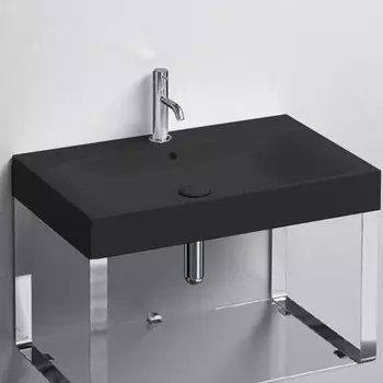 Раковина Kerasan Cento А0002462253 70х45 черная матовая