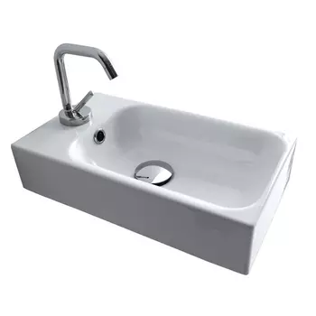 Раковина Kerasan Cento TO000109335 45х25 белая