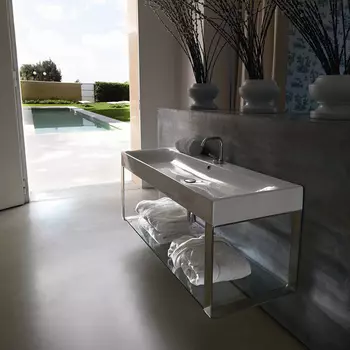 Раковина Kerasan Cento TO000109341 120х45 белая