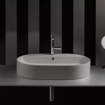 Раковина Kerasan Ciotola А0002431838 65х40х12 серая матовая