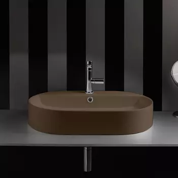 Раковина Kerasan Ciotola А0002431841 65х40х12 коричневая