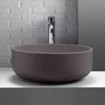 Раковина Kerasan Ciotola А0002431850 46х17 серая матовая