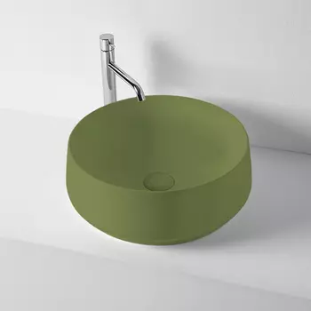 Раковина Kerasan F10 А0002464493 43х16 зеленая