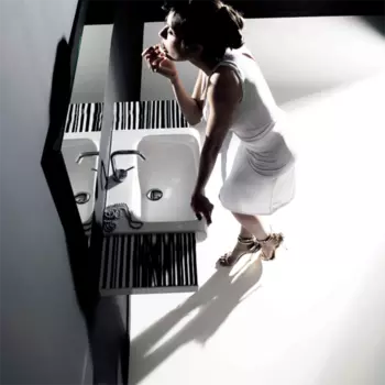 Раковина Kerasan Inka project 341733 60x40 белая