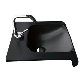 Раковина Kerasan Inka project А0002411508 60x40x35.5 черная матовая