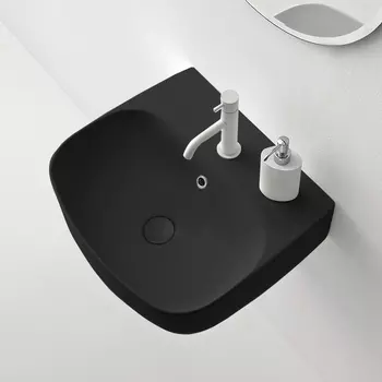 Раковина Kerasan Nolita 50х45 черный матовый