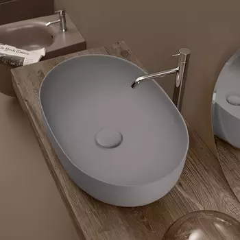 Раковина Kerasan Nolita 60х40 ferro matt