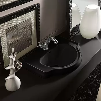 Раковина Kerasan Retro 103004 62х45.5 черная