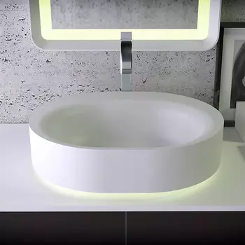 Раковина Knief Moon 0600-032-01 накладная, с подсветкой