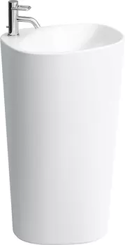 Раковина Laufen Palomba 8.1180.4.000.104.1 напольная 52,5x43,5x90 см с отверстием для смесителя