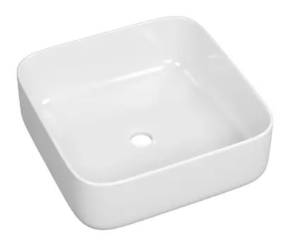 Раковина Milleau Miel MU0083-GW 39х39 накладная, белый