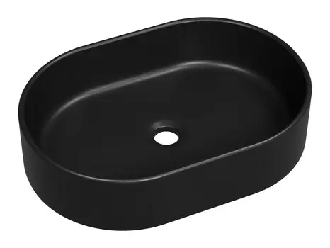 Раковина Milleau Nuage MU0055B-MB 50х35 накладная, черный