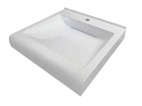 Раковина над стиральной машиной Stella Polar Футур 60х60 с кронштейнами и сифоном