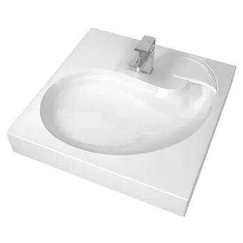 Раковина над стиральной машиной Stella Polar Шебби 60х60 см, белая SP-00001732