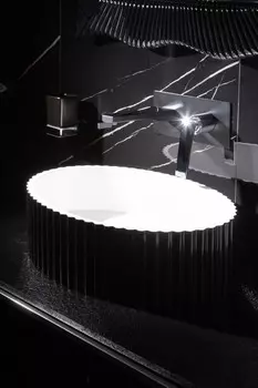 Раковина накладная Boheme Canale 878-B 50х35 см, черная