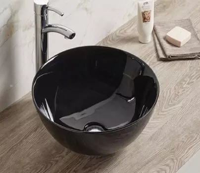 Раковина накладная CeramaLux NC 104B черная