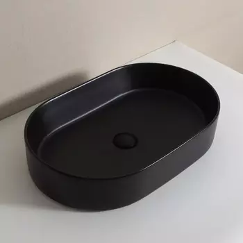 Раковина Gid Lago Bm1479 накладная 61х38,5 черная матовая