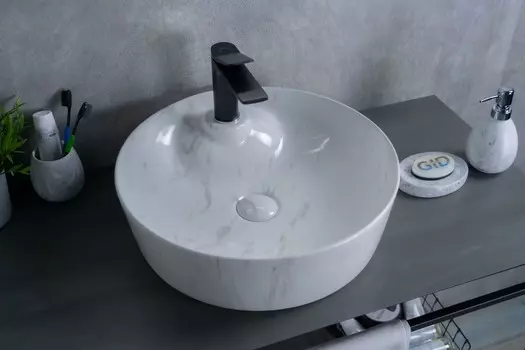 Раковина накладная Gid D1306h012 44х44 под камень