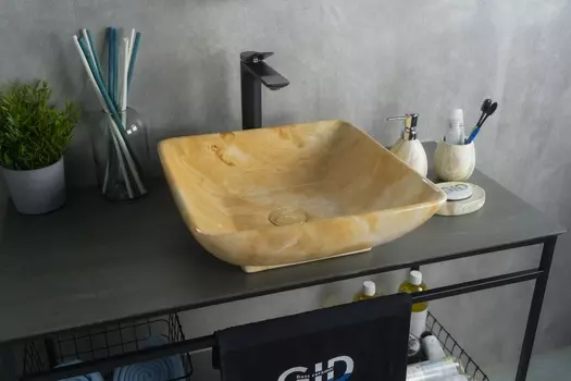 Раковина накладная Gid Mnc179 41,5х41,5 под камень