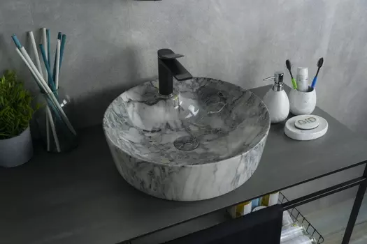 Раковина накладная Gid Mnc533 44х44 под камень