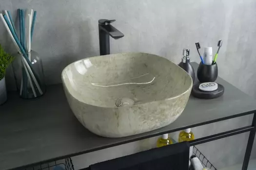 Раковина накладная Gid Mnc545 42,5х42,5 под камень