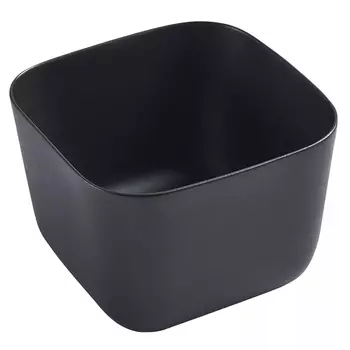 Раковина Gid Creativo N9301bg накладная 36х36 черный графит